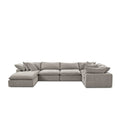 Aiden & Ivy 6 Piece Modular Sectional AI.F006C - Reversible Cushions, RDS Feather Foam - SuperSaverAU - view 5