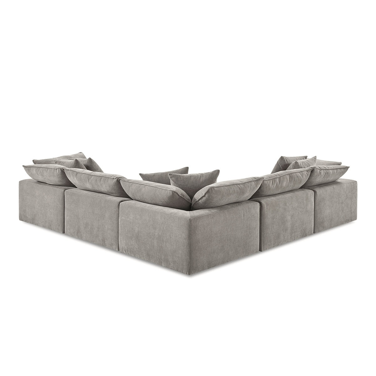 Aiden & Ivy 6 Piece Modular Sectional AI.F006C - Reversible Cushions, RDS Feather Foam