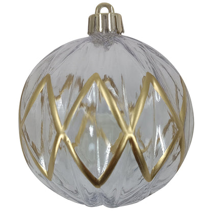 CGH 80 Piece Holiday Ornament Assortment Gold and Green Shatterproof Decor