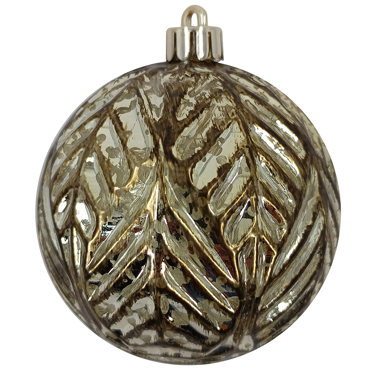 CGH 80 Piece Holiday Ornament Assortment Gold and Green Shatterproof Decor