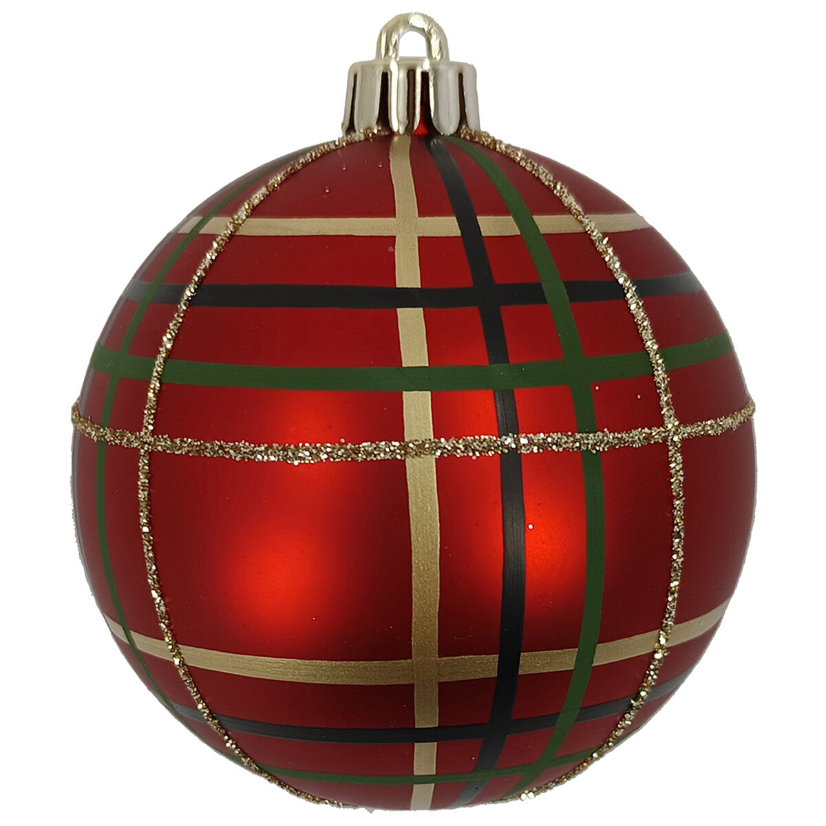 CGH 80 Piece Holiday Ornament Assortment Red and Green Shatterproof Decor