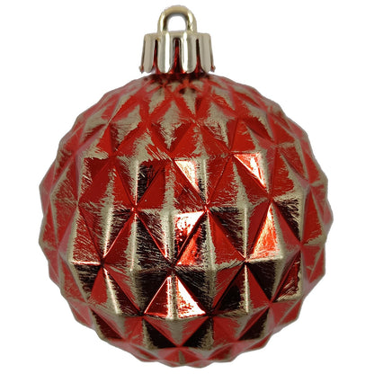 CGH 80 Piece Holiday Ornament Assortment Red and Green Shatterproof Decor