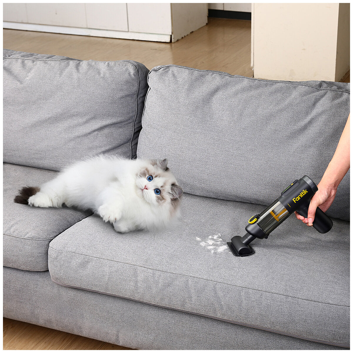 Fanttik X200 Cordless Car Vacuum 4-in-1, 16,000Pa, LED Display, Lightweight