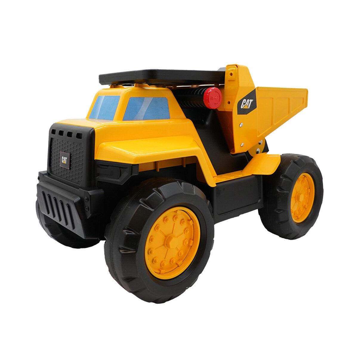 CAT Play and Ride Dump Truck 83404 - 2-in-1 Toy & Ride-On, Light & Sound, Ages 18m-6y