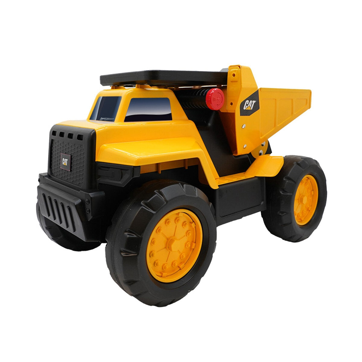 CAT Play and Ride Dump Truck 83404 - 2-in-1 Toy & Ride-On, Light & Sound, Ages 18m-6y