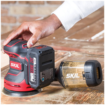 SKIL PWRCORE 20V Brushless Random Orbital Sander SR6603E-00, 125mm, Variable Speed