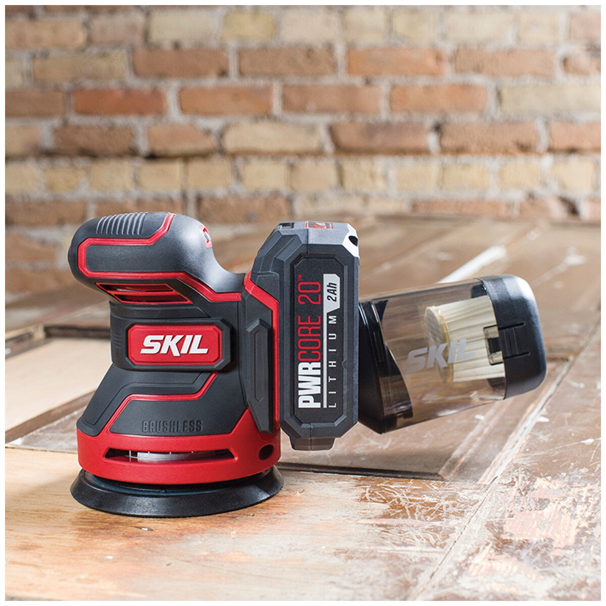 SKIL PWRCORE 20V Brushless Random Orbital Sander SR6603E-00, 125mm, Variable Speed