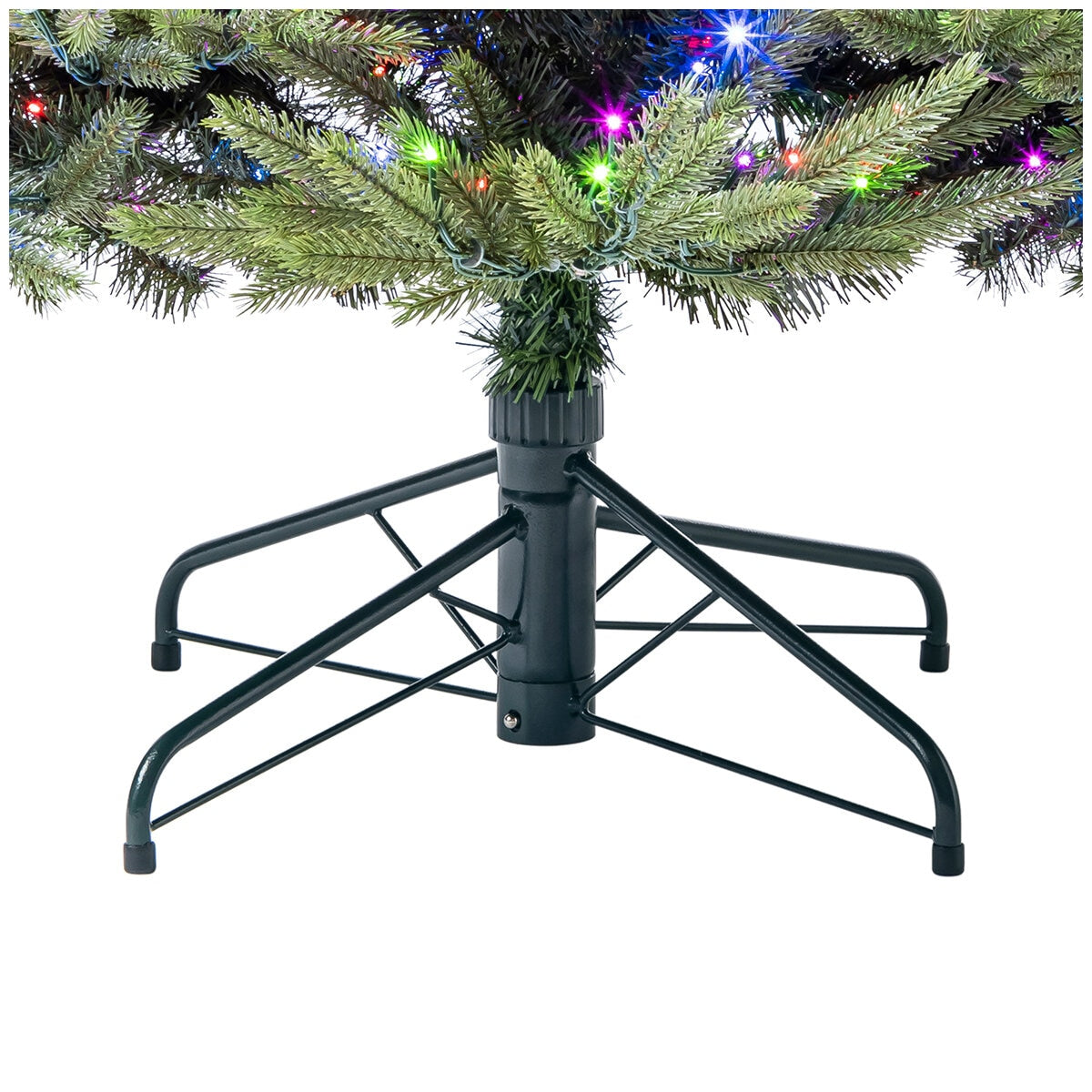 Pre-Lit Abies 7.5ft Artificial Christmas Tree TG76P4B42D18, 1400 LED Lights, EZ Connect