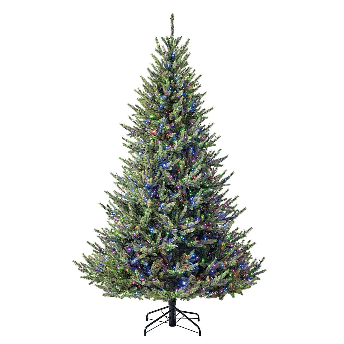 Pre-Lit Abies 7.5ft Artificial Christmas Tree TG76P4B42D18, 1400 LED Lights, EZ Connect