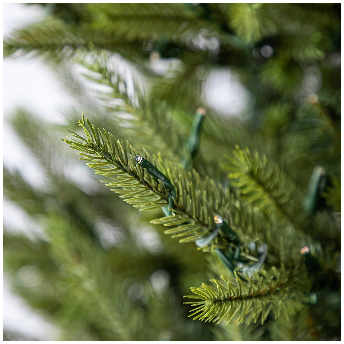 Pre-Lit Abies 7.5ft Artificial Christmas Tree TG76P4B42D18, 1400 LED Lights, EZ Connect