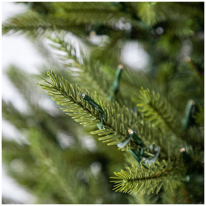 Pre-Lit Abies 7.5ft Artificial Christmas Tree TG76P4B42D18, 1400 LED Lights, EZ Connect