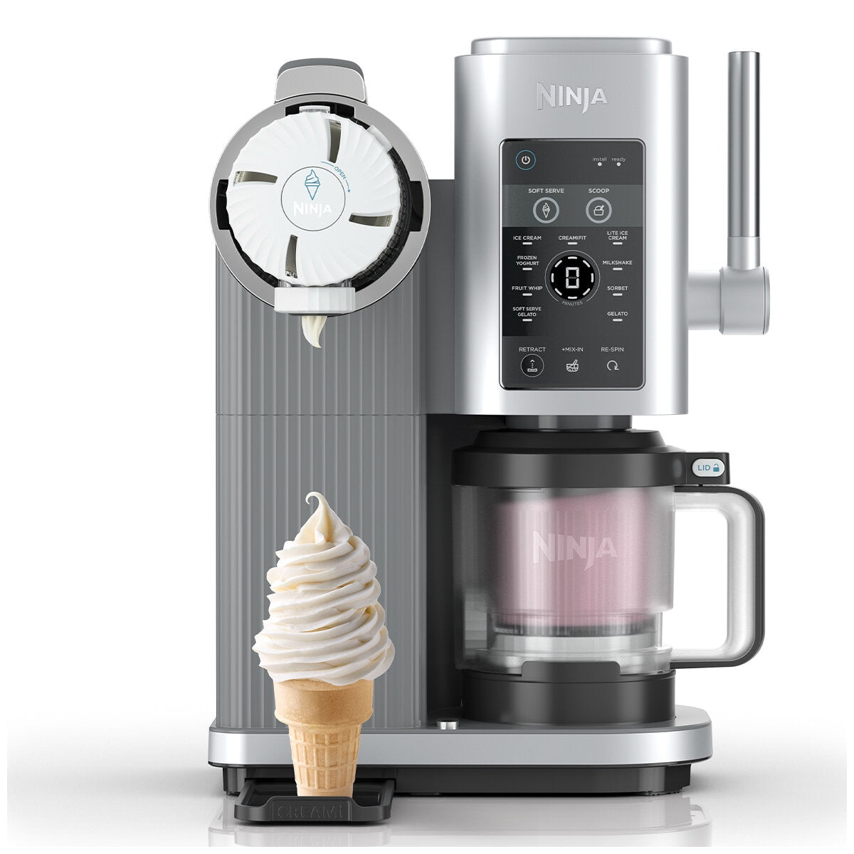 Ninja Swirl Creami NC701ANZ Ice Cream Maker with Creamify Tech & 6 Soft Serve Programs - SuperSaverAU - view 1