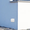 DETA Single Weatherproof Switch - Light Grey Polycarbonate Outdoor 20A 240V IP Rated