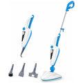 MyGenie Vortex 10-in-1 Steam Mop - 1400W - Multi-Surface Cleaner and Handheld Steamer - Blue - 10005879