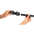 GARDENA 25mm Pipeline Connector in Black/Dark Grey High-Impact Plastic