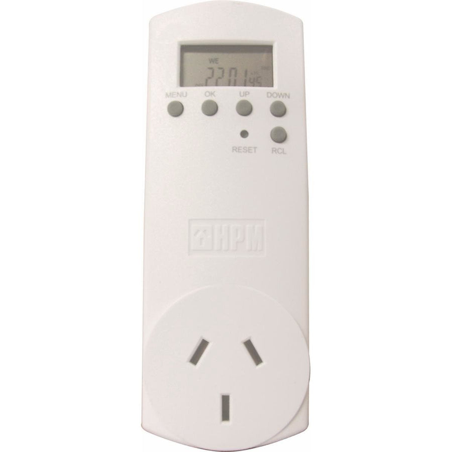 Hpm Digital Timer - 24 Hour - Plastic - Programmable - 16 Settings - SuperSaverAU - view 1