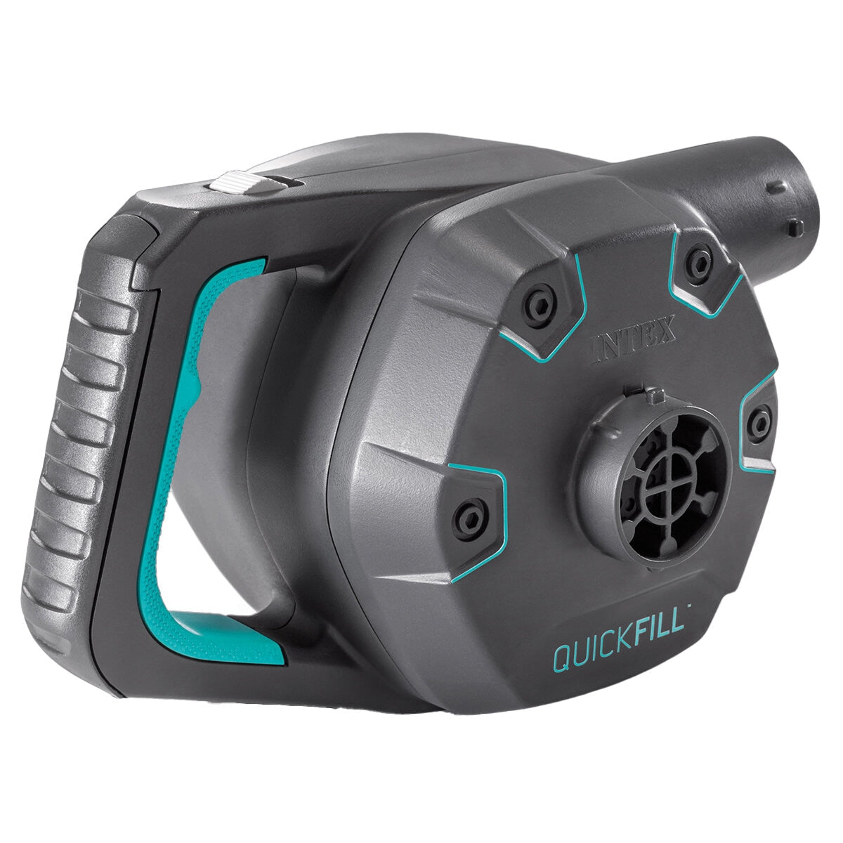 Intex Quickfill Electric Air Pump 220-240V, 1100L/min, 3 Nozzles, Indoor Use - SuperSaverAU - view 2