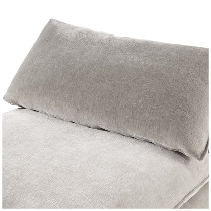 Aiden & Ivy Armless Chair AI.F006C - Modular, Durable Fabric, 136kg Capacity