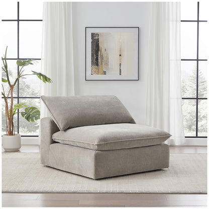 Aiden & Ivy Armless Chair AI.F006C - Modular, Durable Fabric, 136kg Capacity