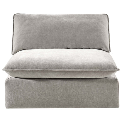 Aiden & Ivy Armless Chair AI.F006C - Modular, Durable Fabric, 136kg Capacity