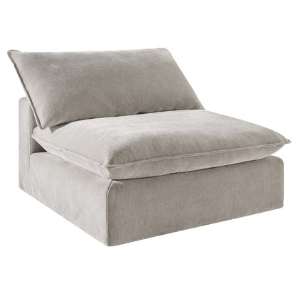 Aiden & Ivy Armless Chair AI.F006C - Modular, Durable Fabric, 136kg Capacity