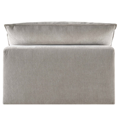 Aiden & Ivy Armless Chair AI.F006C - Modular, Durable Fabric, 136kg Capacity