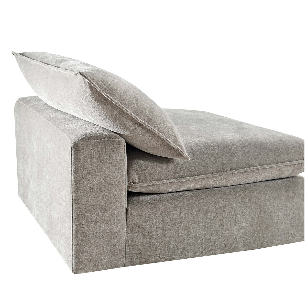 Aiden & Ivy Armless Chair AI.F006C - Modular, Durable Fabric, 136kg Capacity