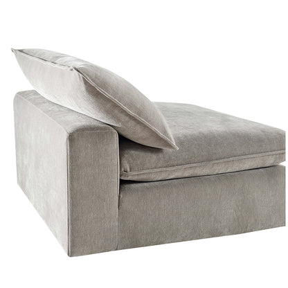 Aiden & Ivy Armless Chair AI.F006C - Modular, Durable Fabric, 136kg Capacity