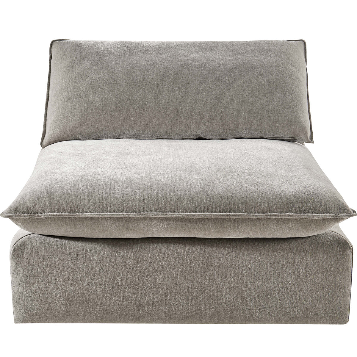 Aiden & Ivy Armless Chair AI.F006C - Modular, Durable Fabric, 136kg Capacity