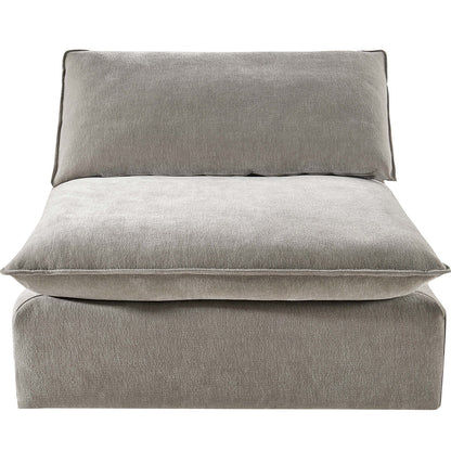 Aiden & Ivy Armless Chair AI.F006C - Modular, Durable Fabric, 136kg Capacity