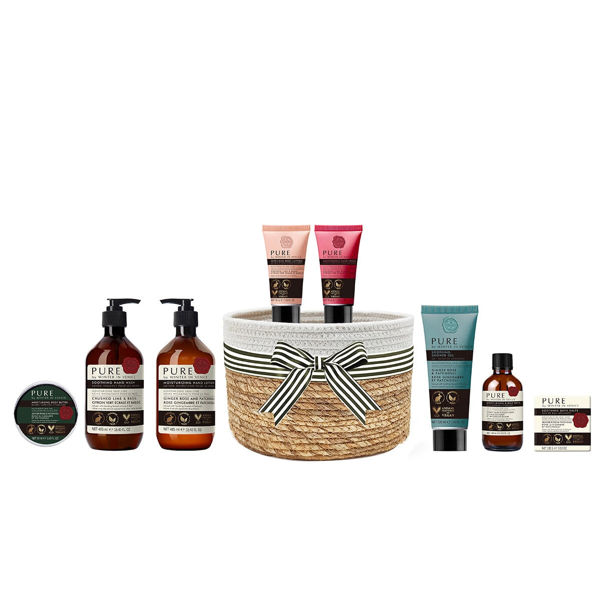 Winter in Venice 8 Piece Bath & Beauty Gift Set - 485ml Hand Wash & Lotion, Bubble Bath, Body Butter, Bath Salts - SuperSaverAU - view 2