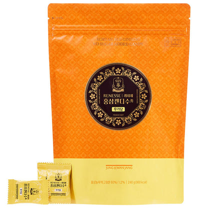 Jung Kwan Jang Sugar-Free Korean Red Ginseng Candy 240g - 6-Year-Old Roots, Model 20015841A0