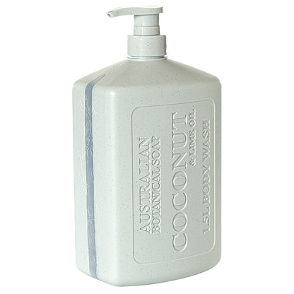 Australian Botanical Body Wash 1.5L - Coconut & Lime, Chamomile & Aloe Vera, Australian Made
