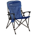 Caribee Crossover Chair - Lightweight Steel Frame, 150 kg Capacity, Navy, 550x960x680 mm - SuperSaverAU - view 1