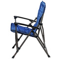 Caribee Crossover Chair - Lightweight Steel Frame, 150 kg Capacity, Navy, 550x960x680 mm - SuperSaverAU - view 2