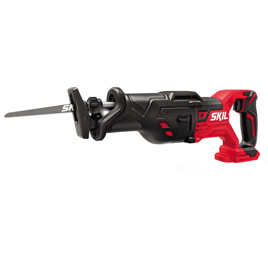 SKIL 20V Brushless Reciprocating Saw RS5884E-00, Tool-Free Blade, Vibration Control