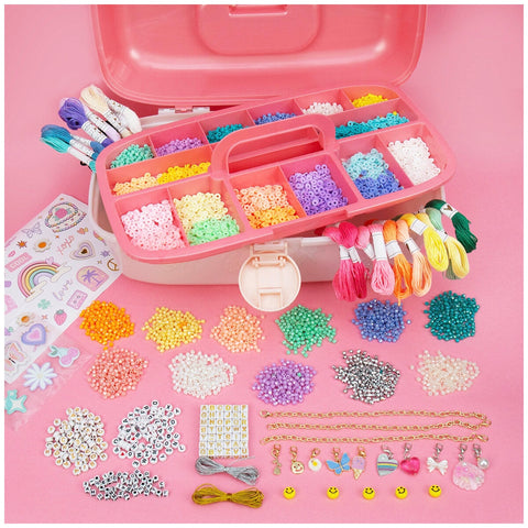 STMT Jewellery Case Kit - Model 233912-POD, 2,655 Beads, 258 Alphabet Beads, 10 Charms - SuperSaverAU - view 2