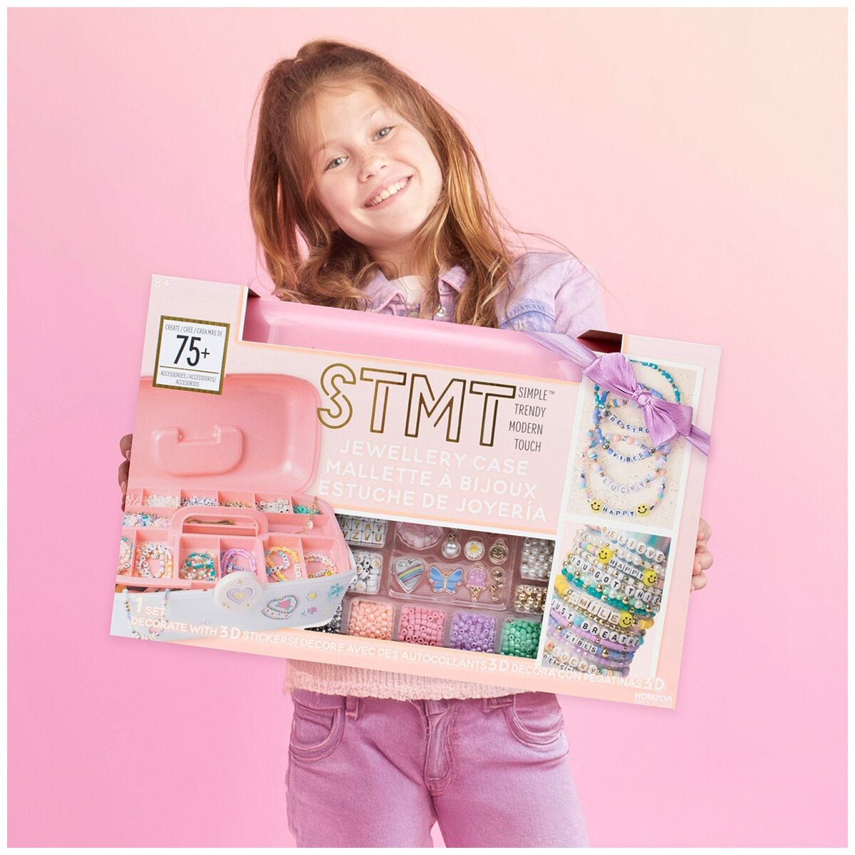 STMT Jewellery Case Kit - Model 233912-POD, 2,655 Beads, 258 Alphabet Beads, 10 Charms - SuperSaverAU - view 7