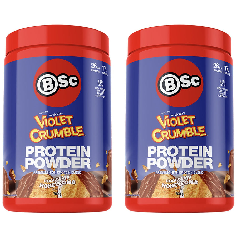 BSc Protein Powder Chocolate Honeycomb 2x700g CXVCCH700 - Low Sugar, High Protein - SuperSaverAU - view 1
