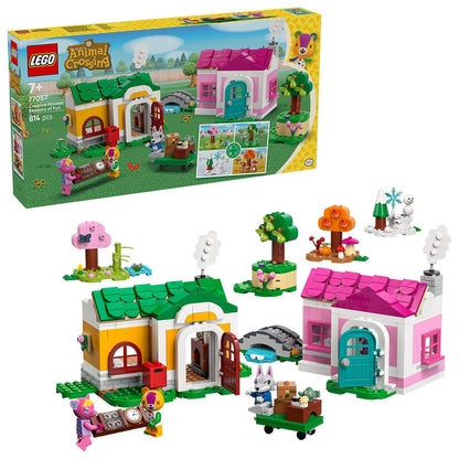 LEGO Animal Crossing Creative Houses 77057: 3 Minifigures, Seasonal Modules, 814 Pieces