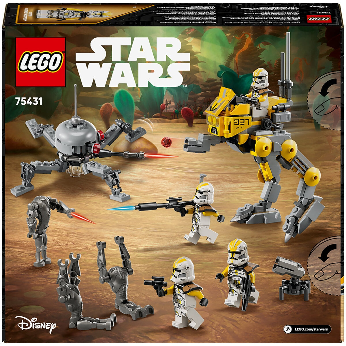 LEGO Star Wars 327th Clone Troopers Battle Pack 75431, 258 Pieces, Ages 7+