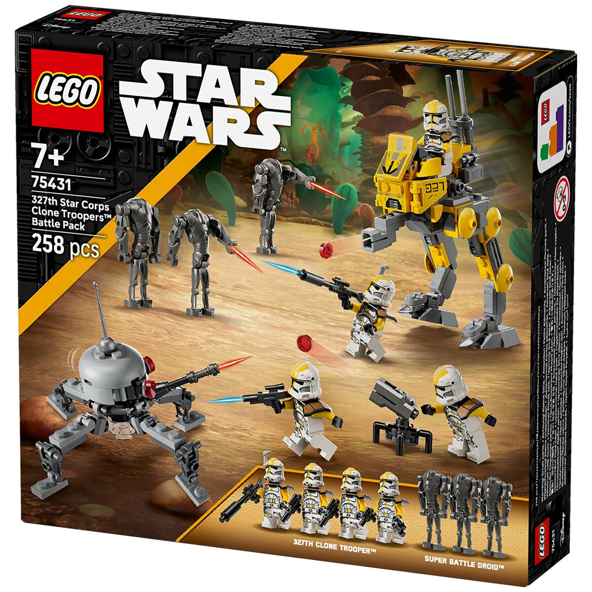 LEGO Star Wars 327th Clone Troopers Battle Pack 75431, 258 Pieces, Ages 7+