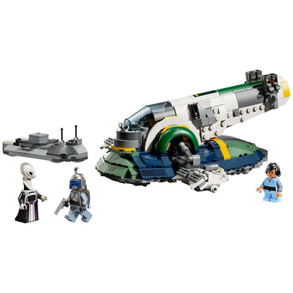LEGO Star Wars Jango Fett’s Starship 75433, 707 Pieces, 3 Minifigures, Ages 9+