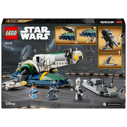 LEGO Star Wars Jango Fett’s Starship 75433, 707 Pieces, 3 Minifigures, Ages 9+