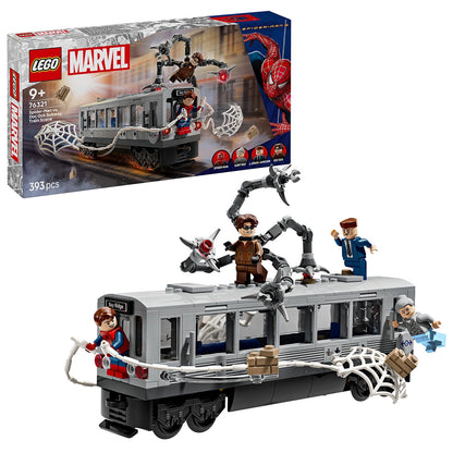 LEGO Marvel Spider-Man Vs. Doc Ock Subway Train 76321, 393 Pieces, Ages 9+