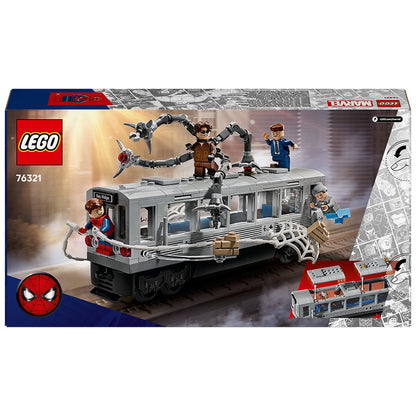LEGO Marvel Spider-Man Vs. Doc Ock Subway Train 76321, 393 Pieces, Ages 9+