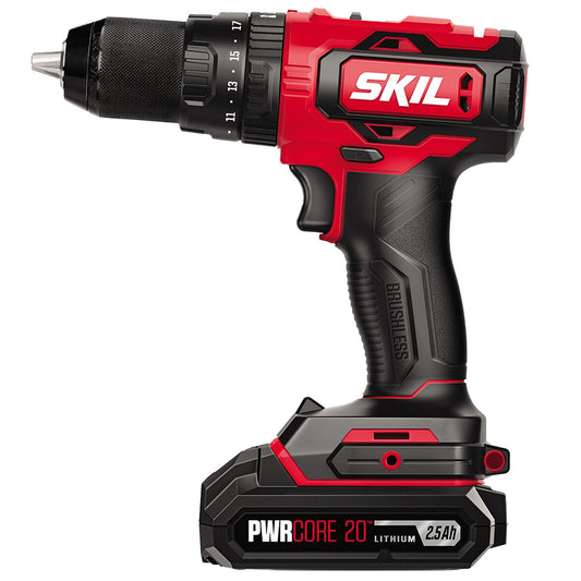 SKIL PWRCORE 20V Brushless Hammer Drill Skin HD5294E-00, 60Nm Torque, 3-in-1 Modes