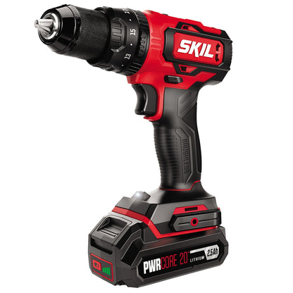 SKIL PWRCORE 20V Brushless Hammer Drill Skin HD5294E-00, 60Nm Torque, 3-in-1 Modes