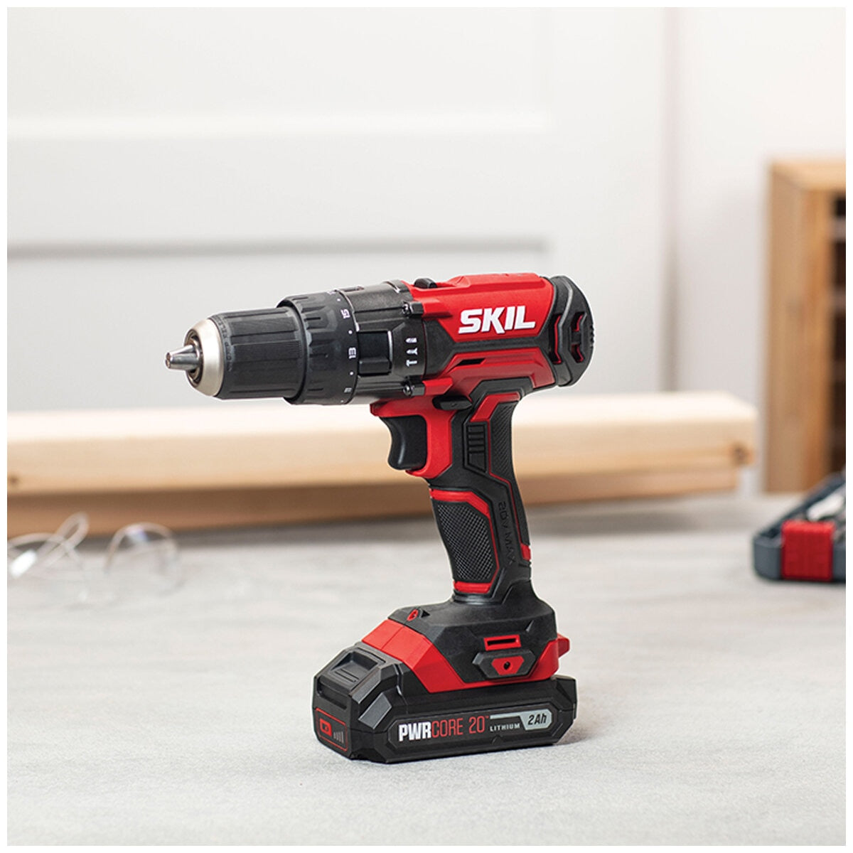 SKIL PWRCORE 20V Brushless Hammer Drill Skin HD5294E-00, 60Nm Torque, 3-in-1 Modes - SuperSaverAU - view 5