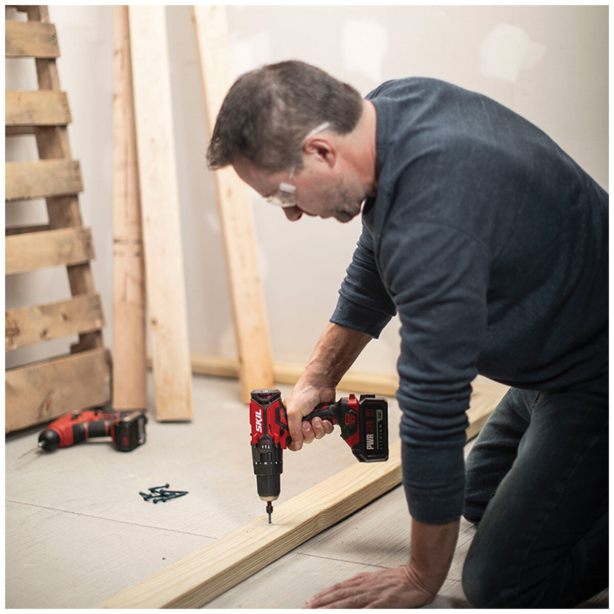 SKIL PWRCORE 20V Brushless Hammer Drill Skin HD5294E-00, 60Nm Torque, 3-in-1 Modes